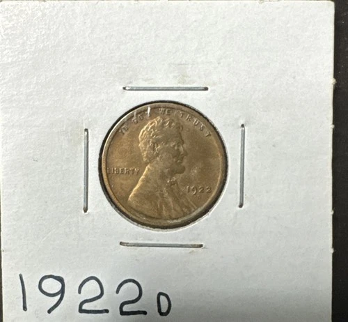 1922-D Lincoln Wheat Cent Very Fine VF Coin