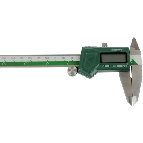 Insize Left Hand Digital Caliper 0-200mm/0-8" Range Series 1130-200 - Picture 3 of 11