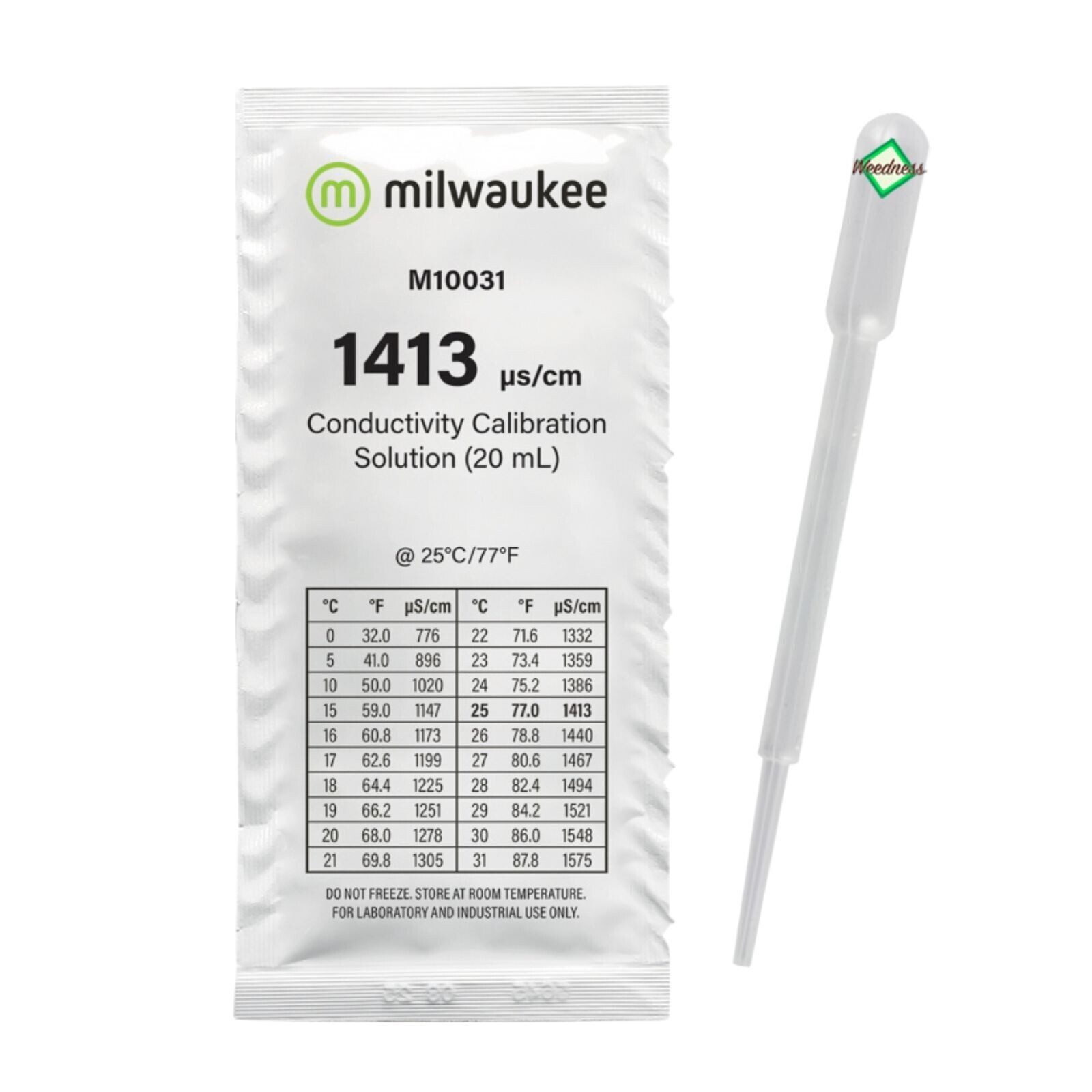 Solución tampón de CE de Milwaukee, juego de solución tampón de calibración...
