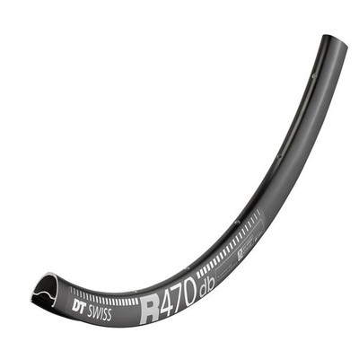 DT Swiss Felge R 470 DB 28'', schwarz, 28 Loch, 622-20