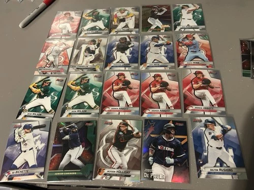 2025 Bowman Best Card Lot - Refractor, Rookies, Inserts & more (25)