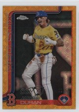 2025 Topps Chrome Logofractor Edition Gold Refractor 22/50 Jarren Duran #79 18ye