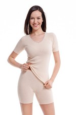 Medima Damen Hemd halbarm - Angora 40