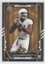 2015 Bowman Rookies Black Nick Marshall #109 3b8