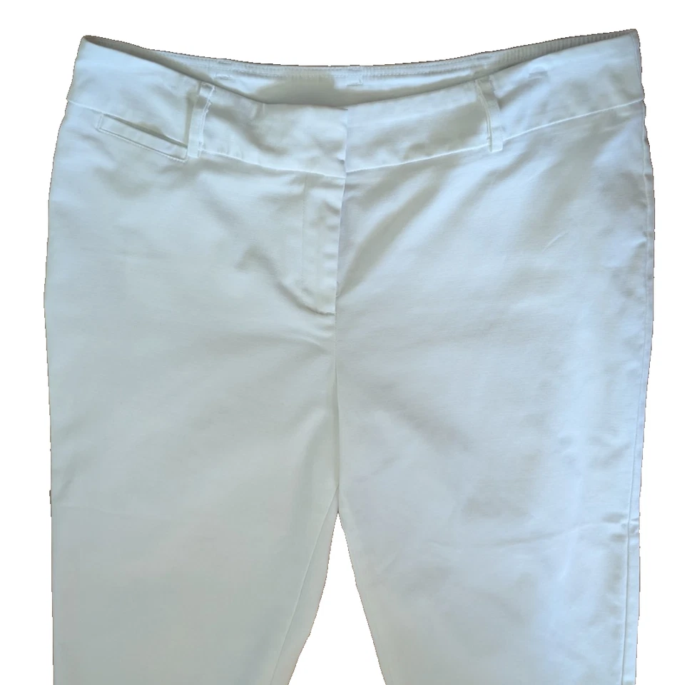 Pantalones capri/cortos blancos TANJAY bolsillos talla 16P cintura 36" entrepierna 21" (T6) Foto 3 de 4