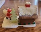 Vintage Christmas House Santa Toy Sack Tree Hard Plastic Hong Kong 1960 Figurine — photo 5