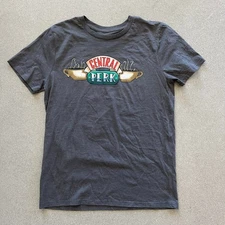 Friends TV Show Central Perk Mens T-shirt Size Medium New Heathet Grey
