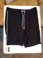 Old Navy "California" Men's Swimsuit, Sz. 34 , Black , Swim Trunks