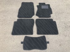 Toyota Chaser Mark Ii Cresta Jzx100 Gx100 Floor Mats Black Wave Japan New 5pc