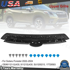 NEW Upper Grille Grill 91121SJ430 Compatible with 2022-2024 Subaru Forester
