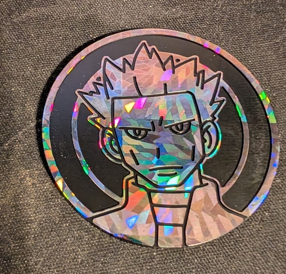 Pokemon TCG Cyrus Jumbo Coin Cracked Ice Silver