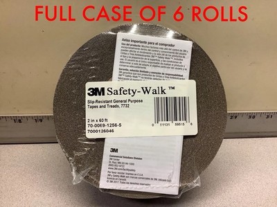 3M Safety-Walk 7732 Slip Resistant Heavy Duty Anti Slip Tape 2'' x 60' FULL CASE!