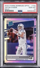 2020 PANINI DONRUSS OPTIC HOLO #162 JACOB EASON PSA 10