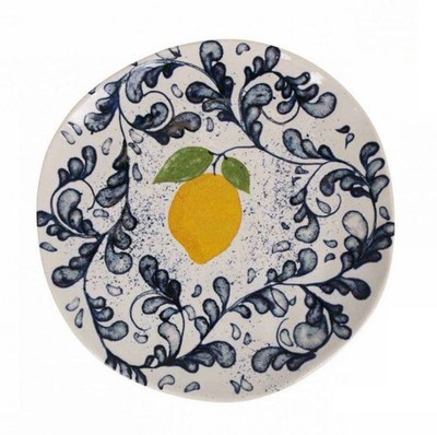 4x Limoi Iberica unregelmäßige Form 26cm Speiseteller