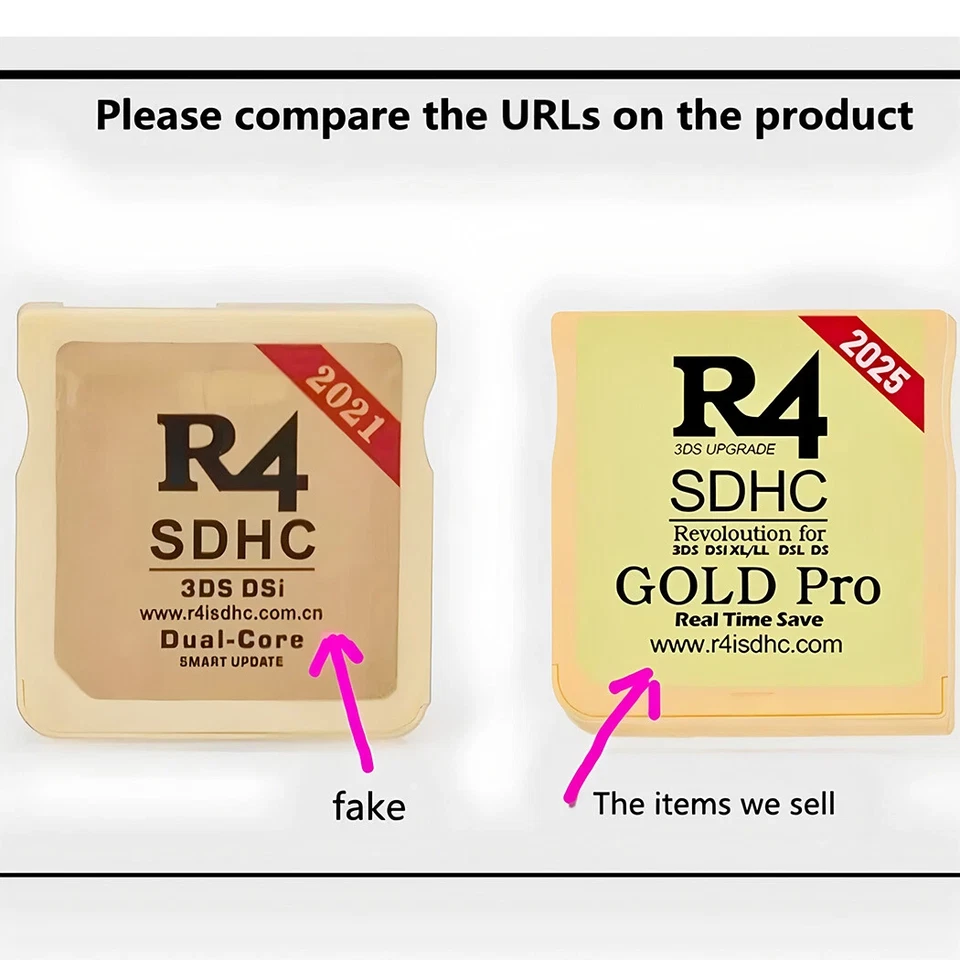 Versión 2025 R4 Gold Pro SDHC R4i para cartucho DS/3DS/2DS Revolution + USB Foto 4 de 4