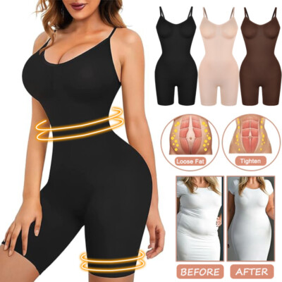 Silmming Women Shapewear Bodysuit Fajas Tummy Control Full Body Shaper Shorts