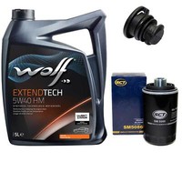 MotoröL Set 5W40 5 Liter + ÖLfilter + ÖLablassschraube FüR Audi A5 Q5 1.8 2.0
