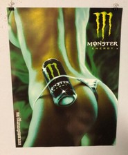 MONSTER ENERGY DRINK POSTER GIRL THONG.