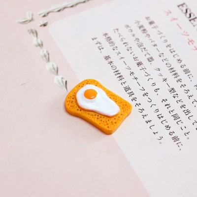 1pc Dollhouse Miniature Kitchen Food Bakery Sliced Bread Egg DIY Re-ment Grocery