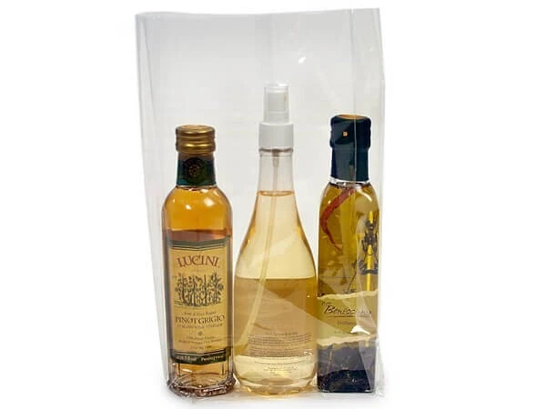 Qty 1000 Clear Compostable Cellophane Bags, 6x3.25x13.5 1.2mil, 10 packs of 100 - Image 2 of 4