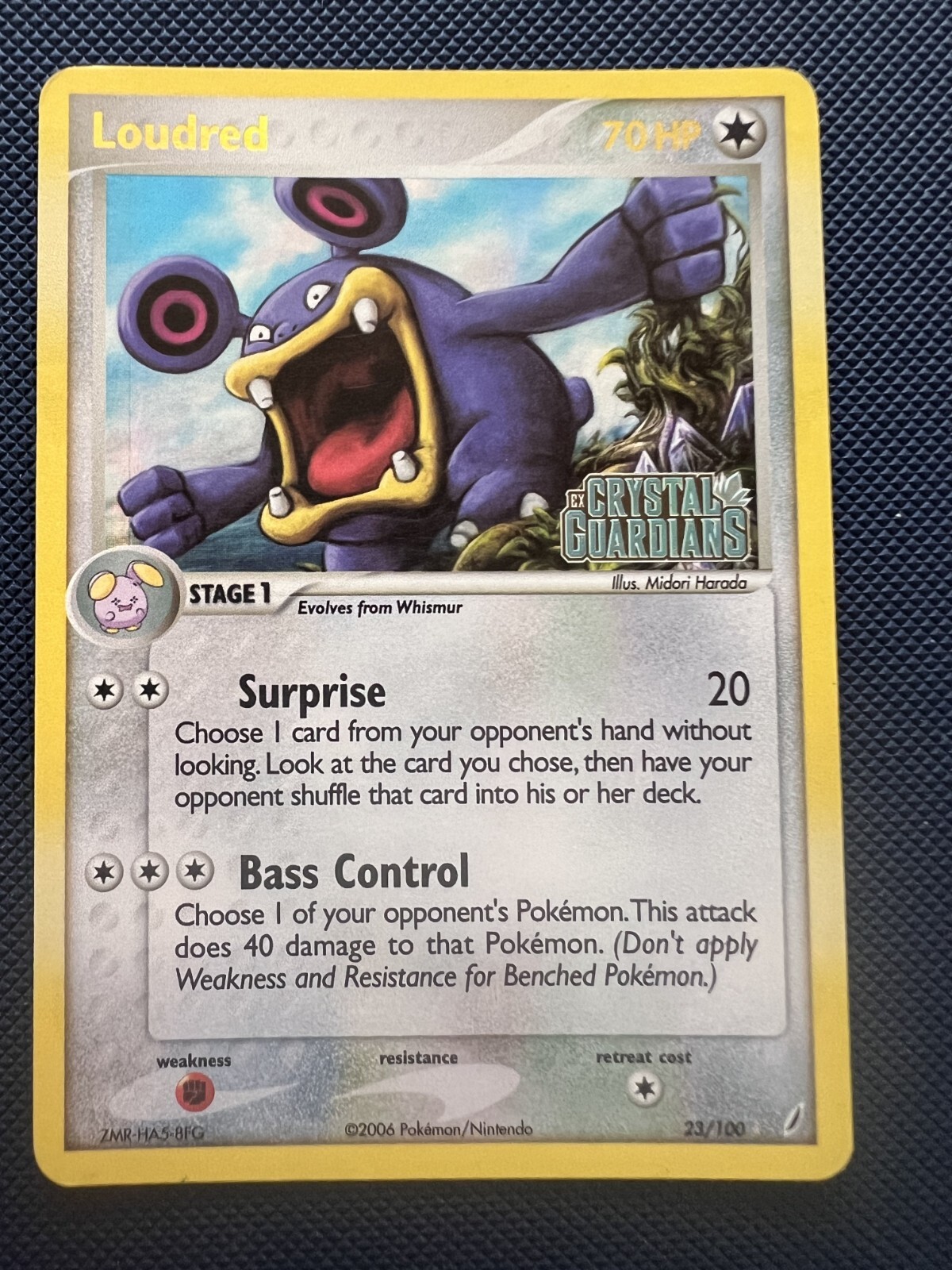 Loudred 23/100 Reverse Holo Rare Pokemon Card NM/LP