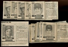 1980 Cincinnati Reds Enquirer Complete Set Johnny Bench RARE!