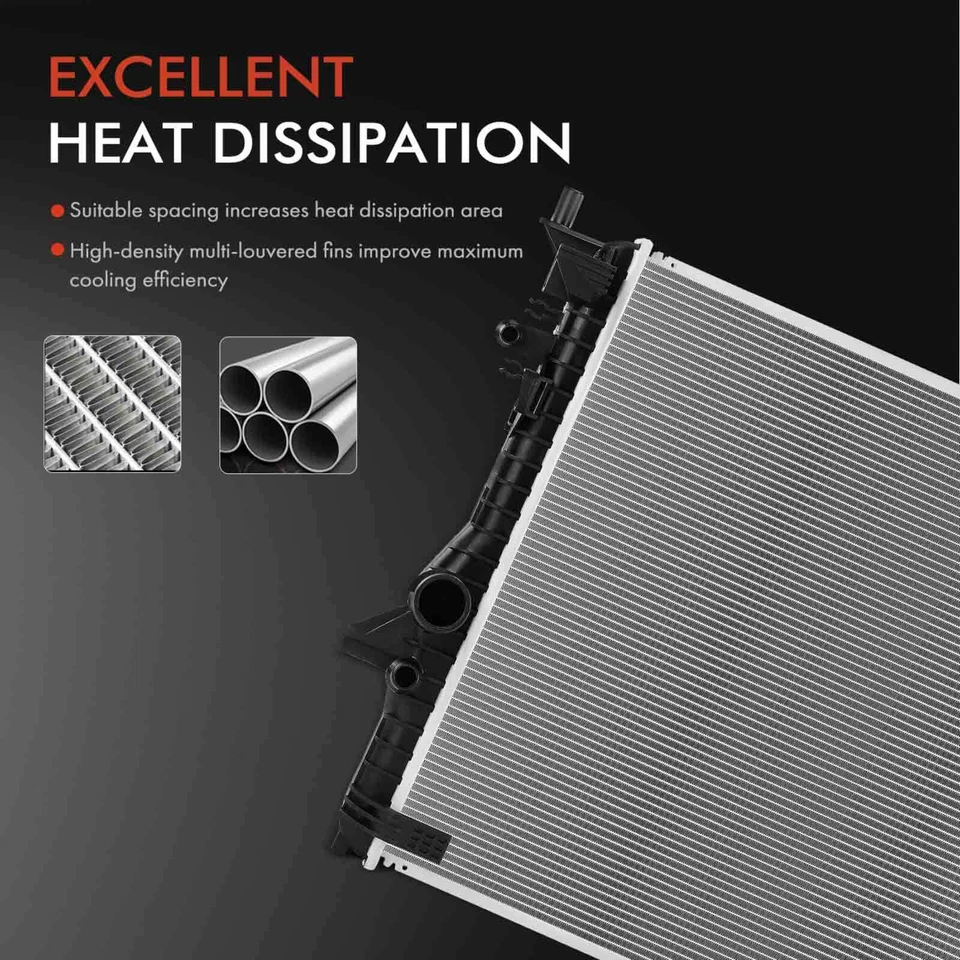 1x Radiador para Jaguar XF 2012-2015 XFR-S 2014-2015 XJ 2010-2019 XJR 2014-2017 Foto 4 de 4