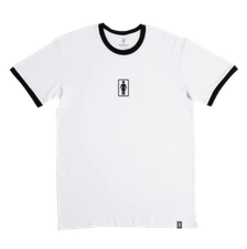 Girl Skateboards OG Ringer White / Black T-Shirt