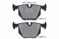 Textar 2148701 Bremsbelagsatz, Scheibenbremse FüR Alpina, Bmw, Land Rover