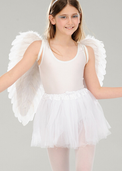 Childrens Size White Fancy Dress Ballerina or Fairy Tutu Skirt | eBay UK