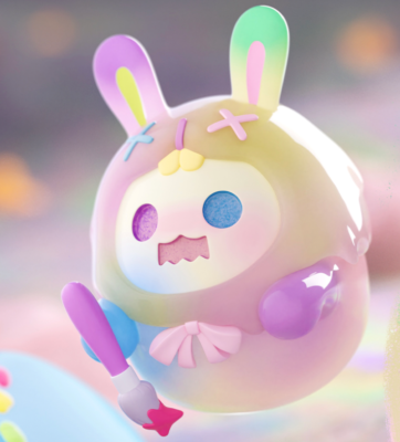 F.UN ShinWoo The Lonely Moon Space Ghost Bunny Series Blind
