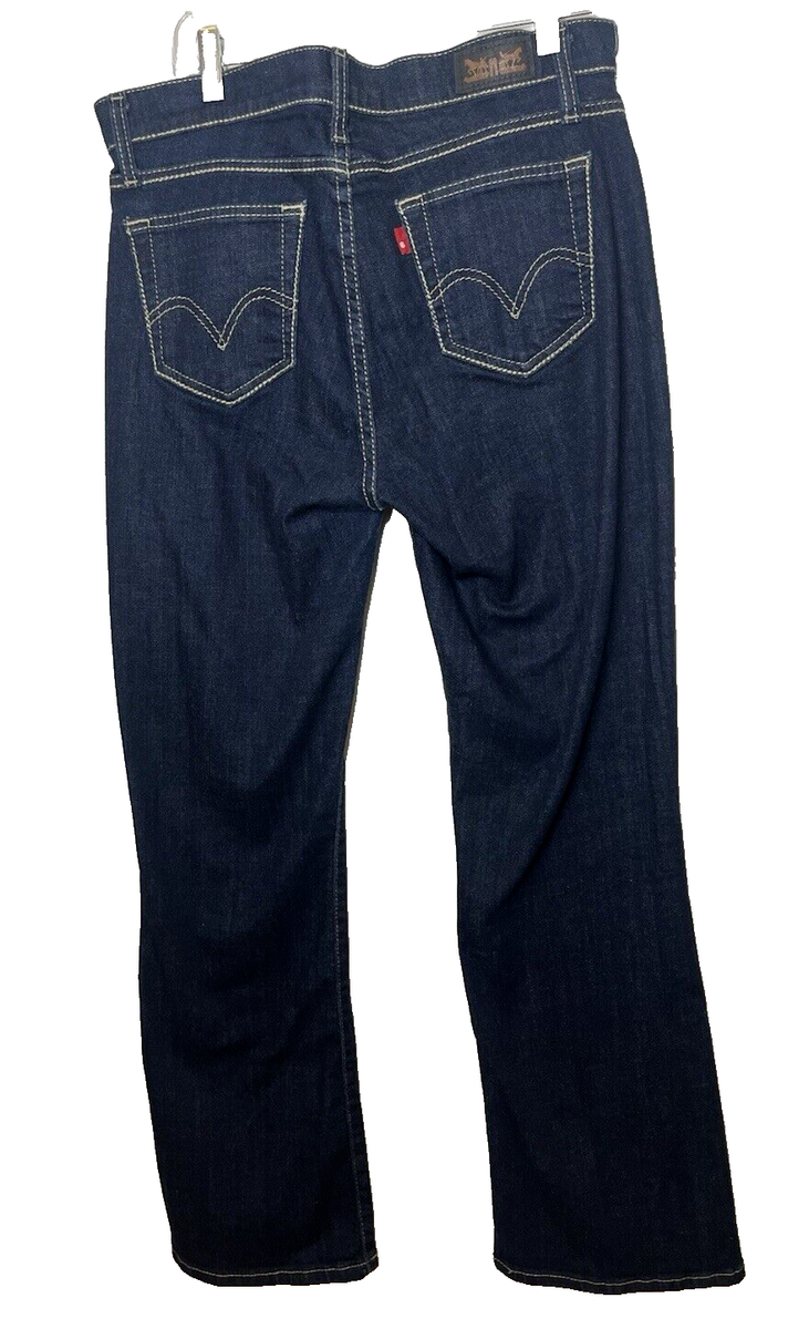 Levis Jeans 529 Curvy Bootcut Womens 10 M Dark Stretch Cotton