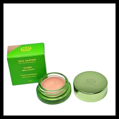 Tata Harper FLASHY Soft Gold Cream Highlighter 4.5 G Full Size New in Box