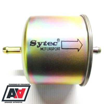 Sytec Motorsport In Line Fuel Filter 8mm Tails In & Out SSF3040 75mm ...