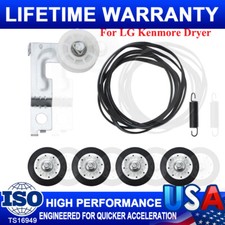 4581EL2002C Dryer Drum Roller Wheel  Shaft Pack of 4 For LG 4581EL2002H Kenmore