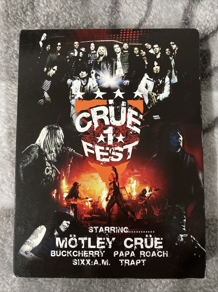 【レア】【DVD】 Crue Fest 1 【輸入盤】 Mötley Crüe - Crüe Fest (DVD, 2009, 2-Disc Set) Slipcover