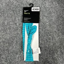 Nike Head Tie Adult One Size Fits Most OSFM Teal Blue Dri-Fit Tupp Unica