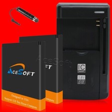 2x 4220mAh Extra Business Battery Portable Charger f Novatel Jetpack MiFi 6620L