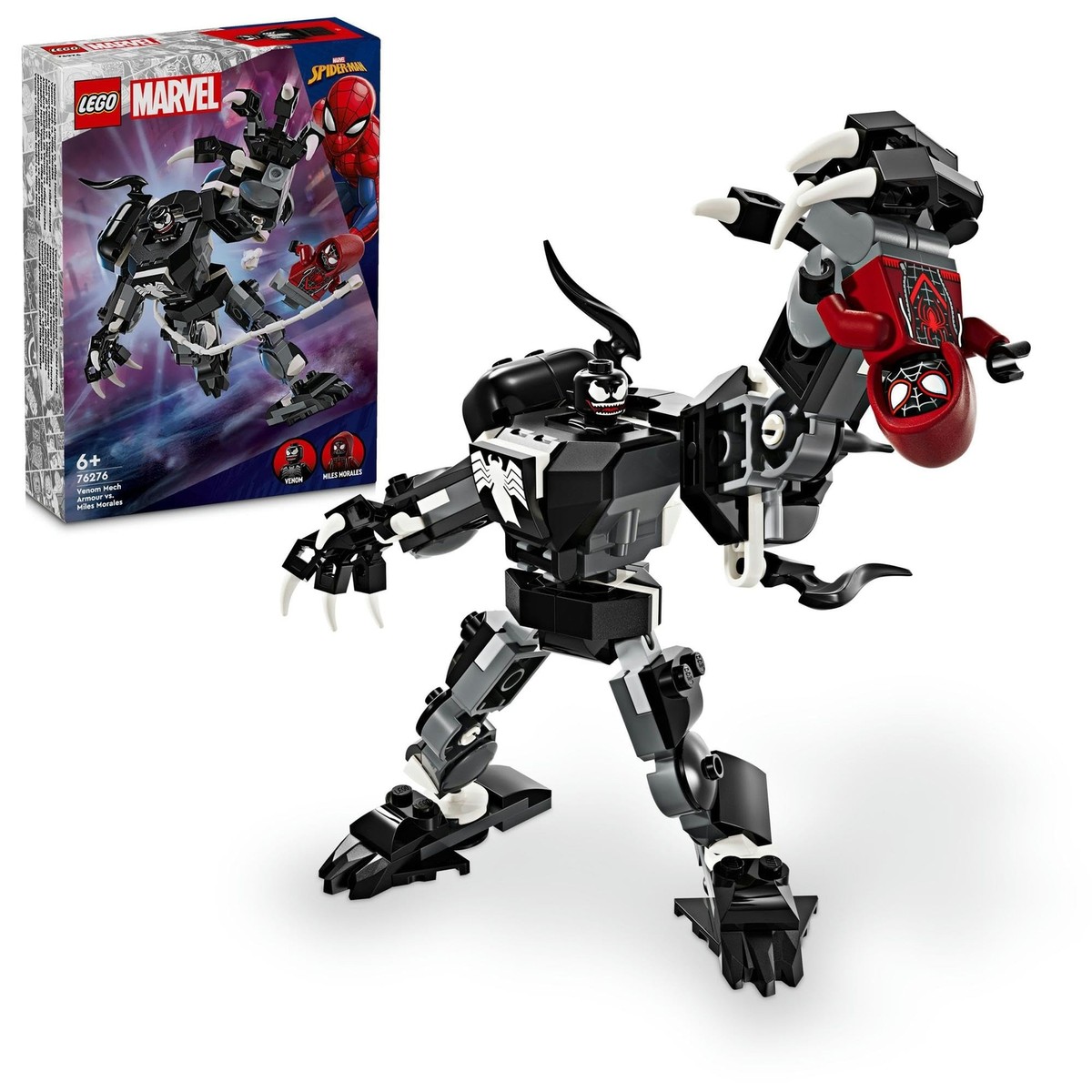 Lego 76276 Marvel Super Heroes Venom Mech Armor Vs Miles Morales  