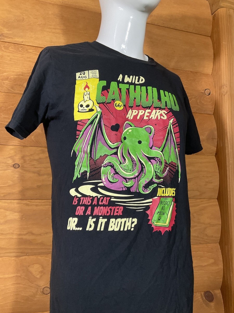 A Wild CATHULHU Appears comic Graphic Shirt Code Authority Monster