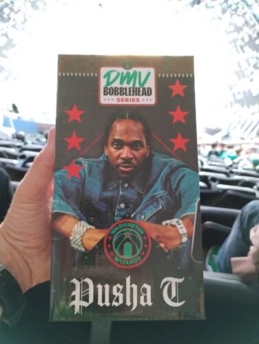 IN HAND WASHINGTON WIZARDS - DMV SERIES BOBBLEHEAD #3: PUSHA T - SGA 03/17/2024 - Picture 1 of 5