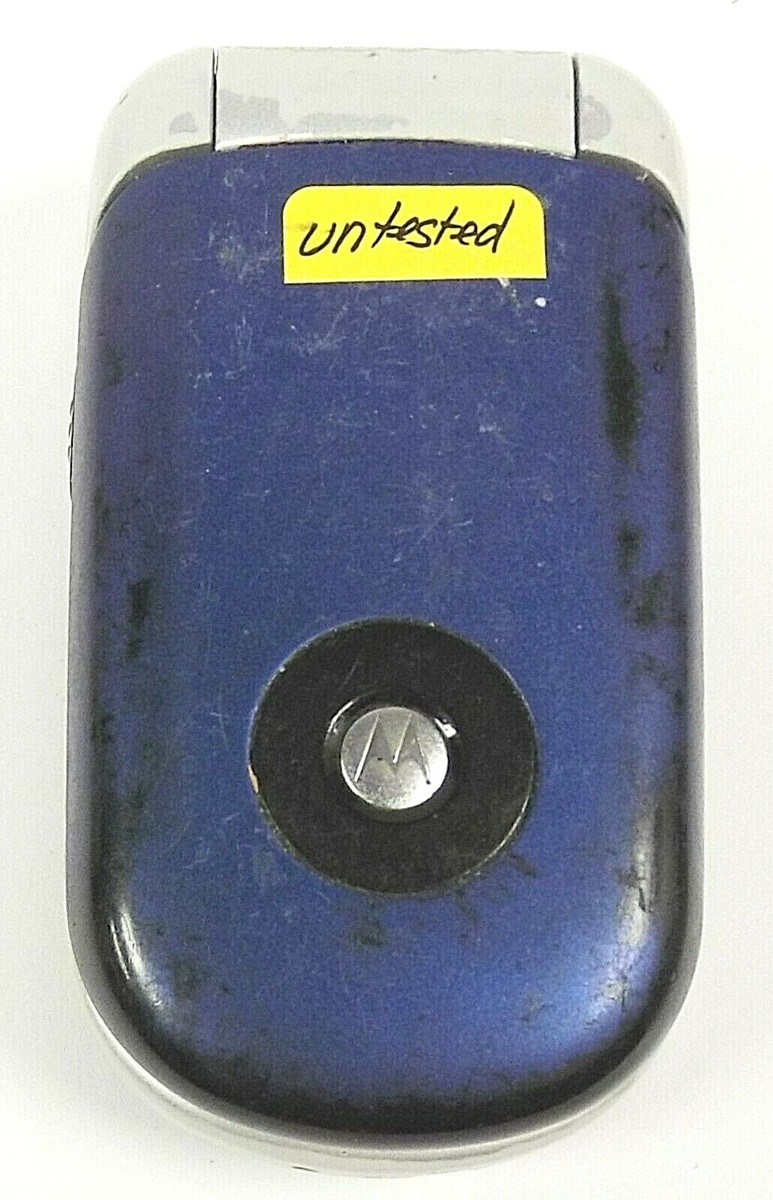 Motorola V176 - Blue and Silver ( TracFone ) Cellular Flip