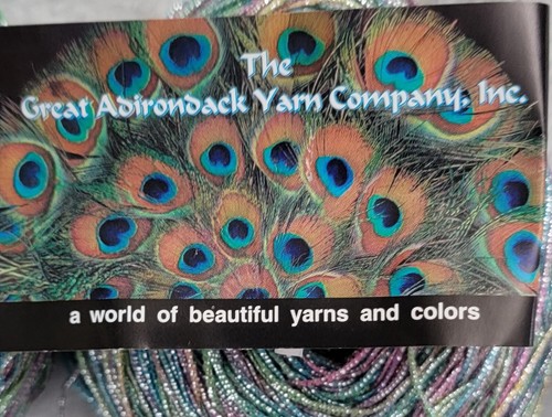 New Rare 1 Cake Great Adirondack Yarn Co Disc. Lumina in Tropicana 350yds 94g - Picture 2 of 3