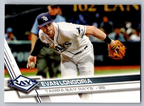 2017 Topps Base #390 - Evan Longoria - Tampa Bay Rays