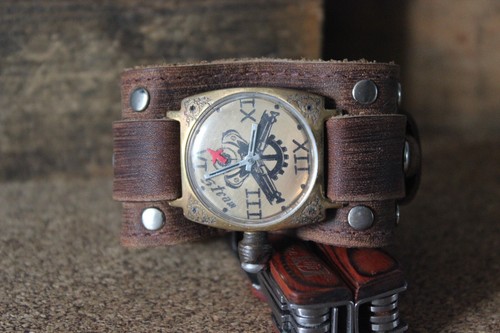 Steampunk Watch ZiM ussr Exclusive Watch Unique Watch Handmade Watch Cyberpunk - Picture 5 of 15