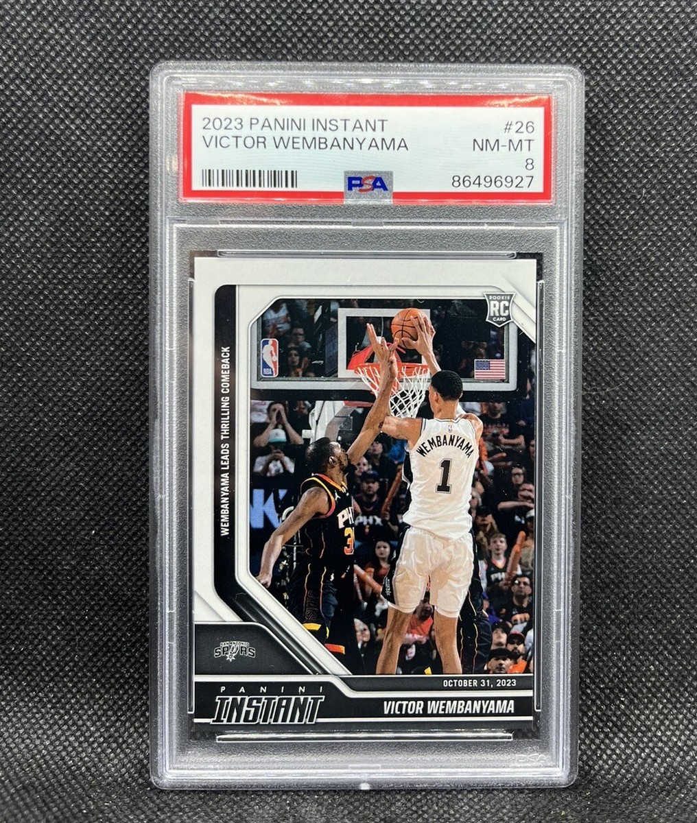 PSA 10 Wembanyama Wemby NBA Spurs PANINI 2023 Rookie GOAT (Neu (gemäss PSA 10 Wembanyama Wemby NBA Spurs PANINI 2023 Rookie GOAT (Neu (gemäss