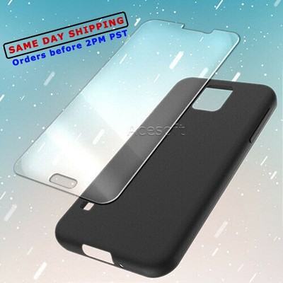Wear-Resisting Screen Protector Silicone Case f Samsung Galaxy S5 SM-G900M Phone
