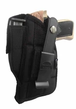 Pro Tech Outdoors Hip Gun Holster Size 3 Black Nylon Ambidextrous WSB-3