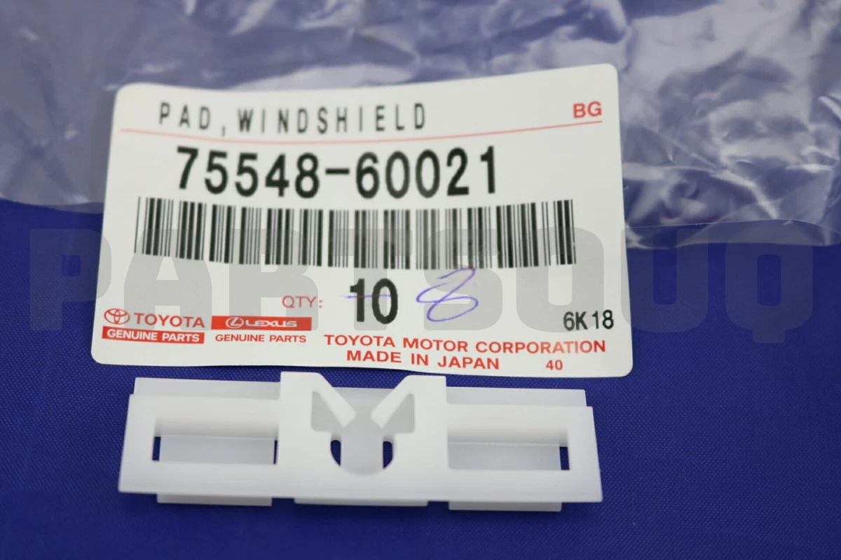 7554860021 Genuine Toyota PAD, WINDSHIELD MOULDING, NO.4 75548 