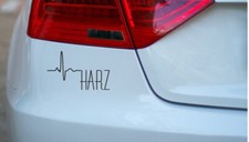 "Herzschlag Harz" - Berge -  KFZ-Aufkleber